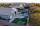 Aerial view of house, pool, and backyard at 5840 S Pico St, Gilbert, AZ 85298