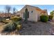 View of the side yard, with a large cactus at 6615 W Sandpiper Ct, Florence, AZ 85132