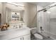 Bathroom with bathtub, vanity, and marble countertop at 7439 E Beryl Ave, Scottsdale, AZ 85258