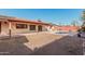 Home features a large backyard with a swimming pool and patio at 753 W Pampa Ave, Mesa, AZ 85210