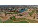 Aerial view of a golf course and lake community at 7605 E Via De Lindo --, Scottsdale, AZ 85258