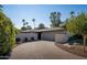 Modern single story home with gated entry and paved driveway at 7605 E Via De Lindo --, Scottsdale, AZ 85258