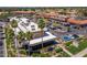 Aerial view of a shopping center with various stores and restaurants at 7605 E Via De Lindo --, Scottsdale, AZ 85258