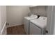 Convenient laundry area with a modern washer and dryer at 9530 W Luxton Ln, Tolleson, AZ 85353