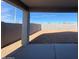 Covered patio overlooking the backyard at 9534 W Luxton Ln, Tolleson, AZ 85353