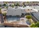 Aerial view showcasing house and backyard at 9832 W Oraibi Dr, Peoria, AZ 85382