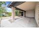 Covered carport with brick columns and access to the front door at 13045 N 51St Dr, Glendale, AZ 85304