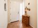 Inviting entryway with tile flooring and a wooden cabinet at 13050 W Pinnacle Vista Dr, Peoria, AZ 85383