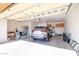 Spacious garage with ample storage shelving and room for one car at 13050 W Pinnacle Vista Dr, Peoria, AZ 85383