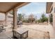 Covered patio seating area with outdoor furniture and rug at 16019 W Kino Dr, Surprise, AZ 85374