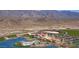 Aerial view of community center and lake at 17899 W Mountain Sky Ave, Goodyear, AZ 85338