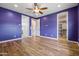 Spacious primary bedroom with an ensuite bathroom and walk-in closet at 18716 N Jameson Dr, Maricopa, AZ 85138