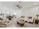 Spacious living room with an open floor plan and modern furnishings at 2217 N 79Th St, Scottsdale, AZ 85257