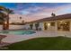 Expansive backyard with a pool and patio at 2302 W Anderson Ave, Phoenix, AZ 85023