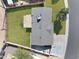 Aerial view of the home shows the roof, backyard and overall layout of the property at 2527 N 69Th Pl, Scottsdale, AZ 85257