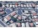 Aerial view of a suburban neighborhood with well-maintained houses and landscaping at 2865 E Cathy Dr, Gilbert, AZ 85296