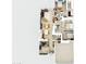 Open-concept floor plan showcasing three bedrooms, multiple bathrooms, living and dining areas, and kitchen at 2865 E Cathy Dr, Gilbert, AZ 85296
