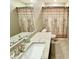 Bathroom with granite countertop and shower at 3937 S 79Th Ln, Phoenix, AZ 85043