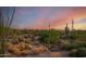 Desert landscape at dusk with mountain views at 5465 N Winchester Rd, Apache Junction, AZ 85119