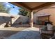 Backyard patio with seating area and grill station at 11849 N 51St Dr, Glendale, AZ 85304