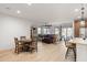 Open dining area with wood flooring and seating for four at 11995 E Pivot Peak --, Gold Canyon, AZ 85118