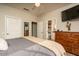 Main bedroom with ample closet space and ensuite bathroom at 16043 W Copper Crest Ln, Surprise, AZ 85374