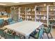 Spacious craft room with tables and shelves of materials at 1841 E Augusta Ave, Chandler, AZ 85249