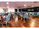 Spacious dining room with blue-toned chairs at 1841 E Augusta Ave, Chandler, AZ 85249