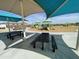 View of neighborhood playground with colorful picnic shelters, structures and tables, offering space for Gathering fun at 18819 W Cholla St, Surprise, AZ 85388