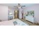 Serene bedroom with a vanity and exposed brick wall at 2111 W Mulberry Dr, Phoenix, AZ 85015