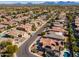 Aerial view of neighborhood with mountain backdrop at 22432 N 48Th St, Phoenix, AZ 85054