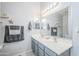 Clean bathroom with double vanity and updated fixtures at 24191 N Desert Dr, Florence, AZ 85132