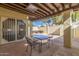 Private patio with seating area, perfect for relaxing at 2571 N Miller Rd, Scottsdale, AZ 85257