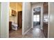 Guest bathroom with shower/tub combo and wood vanity at 26293 W Sierra Pinta Dr, Buckeye, AZ 85396