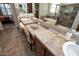 Bathroom with a large vanity and a view into the bedroom at 26293 W Sierra Pinta Dr, Buckeye, AZ 85396