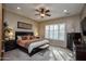 Main bedroom with ensuite bathroom and large closet at 26293 W Sierra Pinta Dr, Buckeye, AZ 85396