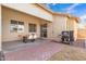 Covered patio with table, chairs, and grill at 3020 E Lark Dr, Chandler, AZ 85286