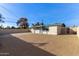 House backyard with gravel and partial fence view at 4263 W Morten Ave, Phoenix, AZ 85051