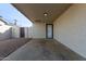 Covered patio area with access to the backyard at 4263 W Morten Ave, Phoenix, AZ 85051