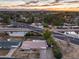 Aerial view showing house location and city views at 4501 E Calle Redonda --, Phoenix, AZ 85018