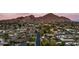 Stunning aerial view showcasing the neighborhood and mountain backdrop at 4501 E Calle Redonda --, Phoenix, AZ 85018