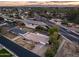 Aerial view of the house and surrounding neighborhood at 4501 E Calle Redonda --, Phoenix, AZ 85018