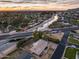 Aerial view of house and neighborhood, showcasing surrounding area and landscape at 4501 E Calle Redonda --, Phoenix, AZ 85018