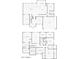 Detailed floor plan showcasing the layout of the home's two floors at 5344 E Catalina Ave, Mesa, AZ 85206