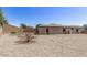 Large backyard with gravel and block wall at 5612 W Alyssa Ln, Phoenix, AZ 85083