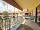 Private balcony with patio furniture and views of the complex at 10330 W Thunderbird Blvd # A304, Sun City, AZ 85351