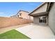 Backyard patio and artificial turf area at 11004 N 154Th Ln, Surprise, AZ 85379