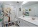 bathroom with double vanity and bathtub at 13184 N 144Th Ln, Surprise, AZ 85379