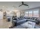 Open concept living space seamlessly connecting to the kitchen at 13184 N 144Th Ln, Surprise, AZ 85379