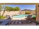 Inviting pool area with patio furniture and a view of the pool at 14960 W Cottonwood St, Surprise, AZ 85374